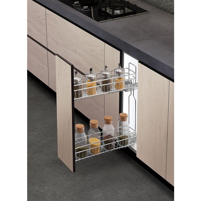 New Hot Sale Hot Sale Furniture Kitchen Basket Stainless Steel Pull Out Drawer Wire Basket VT-09.522