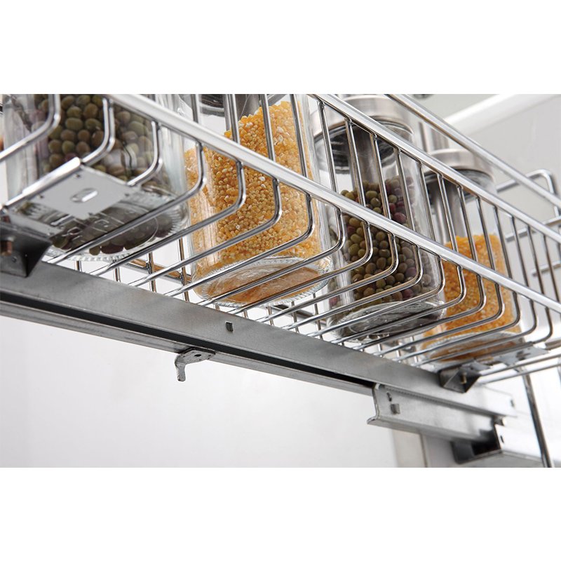 New Hot Sale Hot Sale Furniture Kitchen Basket Stainless Steel Pull Out Drawer Wire Basket VT-09.522