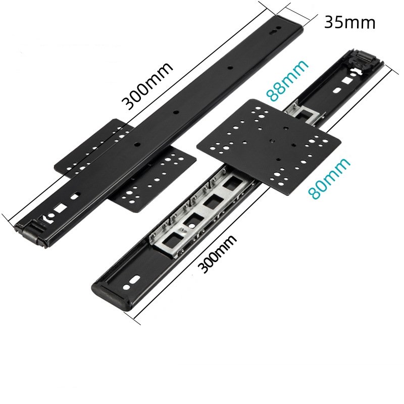 Folding Concealed Hidden Drawer Slide Rail Television Slide Normal Pocket Door Sliding