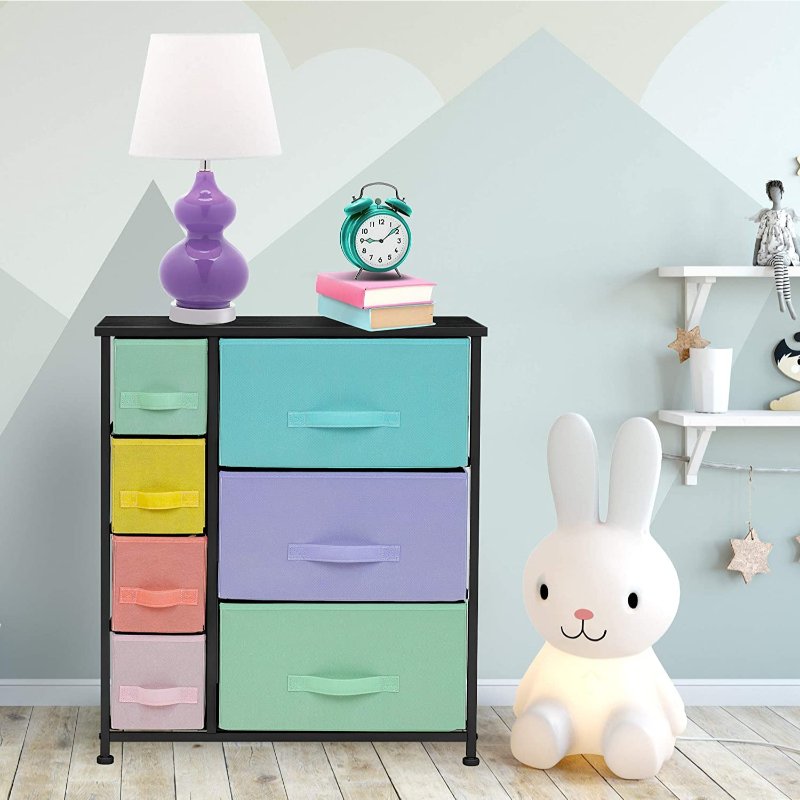 Best Seller Furniture Storage Tower Unit for Bedroom Dresser with Drawers Kids Storage Box
