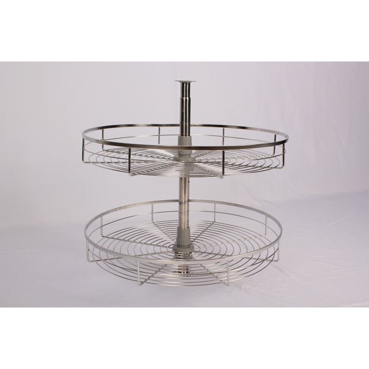 TKK Custom Kitchen Cabinet Hardware Pull down Pullout Metal Corner Baskets Drawers Storage Lazy Susan 360 Revolve Basket