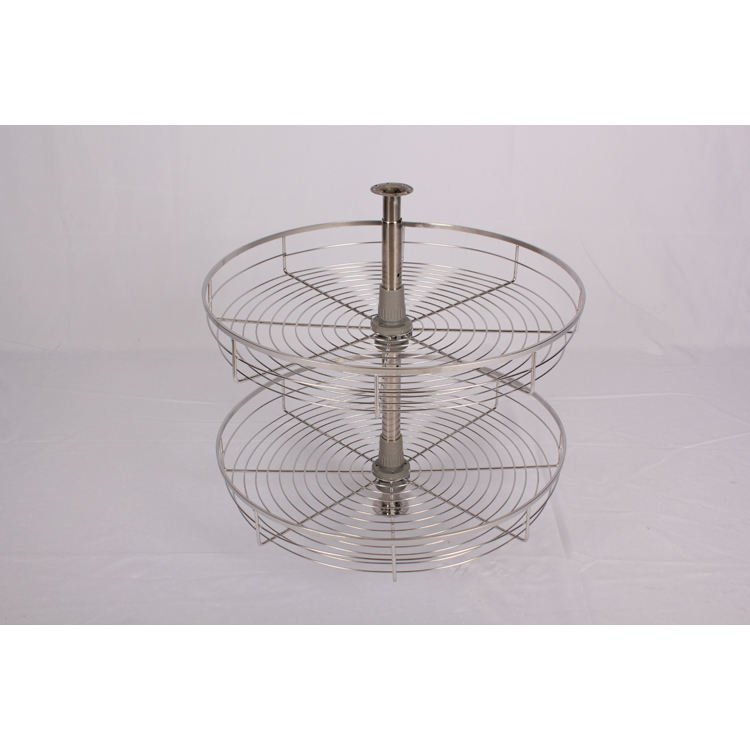 TKK Custom Kitchen Cabinet Hardware Pull down Pullout Metal Corner Baskets Drawers Storage Lazy Susan 360 Revolve Basket