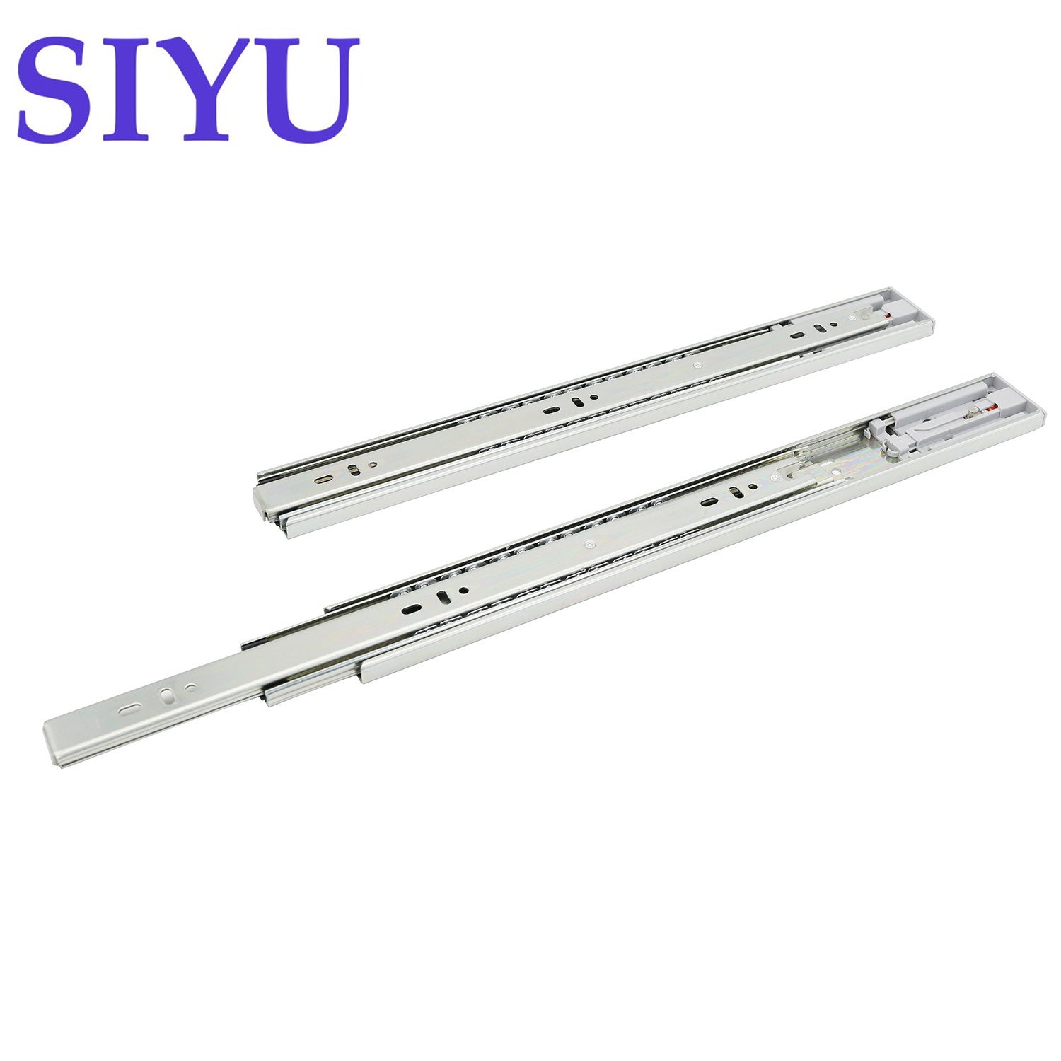 Furniture Associate 45mm Push to Open Drawer runners,Full extension Telescopic slides Rails
