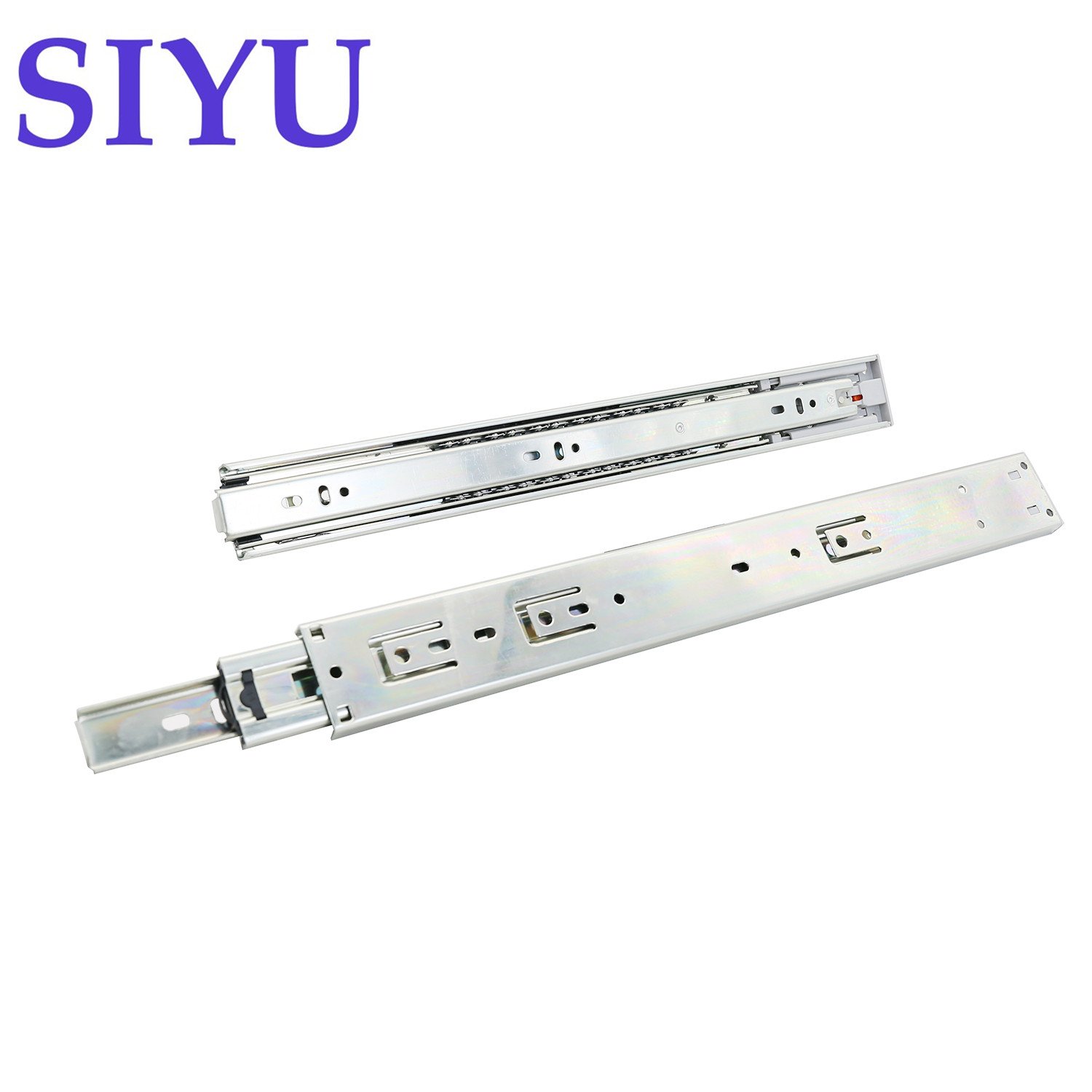 Furniture Associate 45mm Push to Open Drawer runners,Full extension Telescopic slides Rails