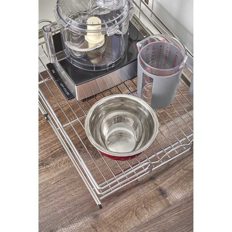 Pull Out Drawer Shelf Wire Basket Pull Out Kitchen Cabinet Organizer Expanding Sliding Cabinet Organizers