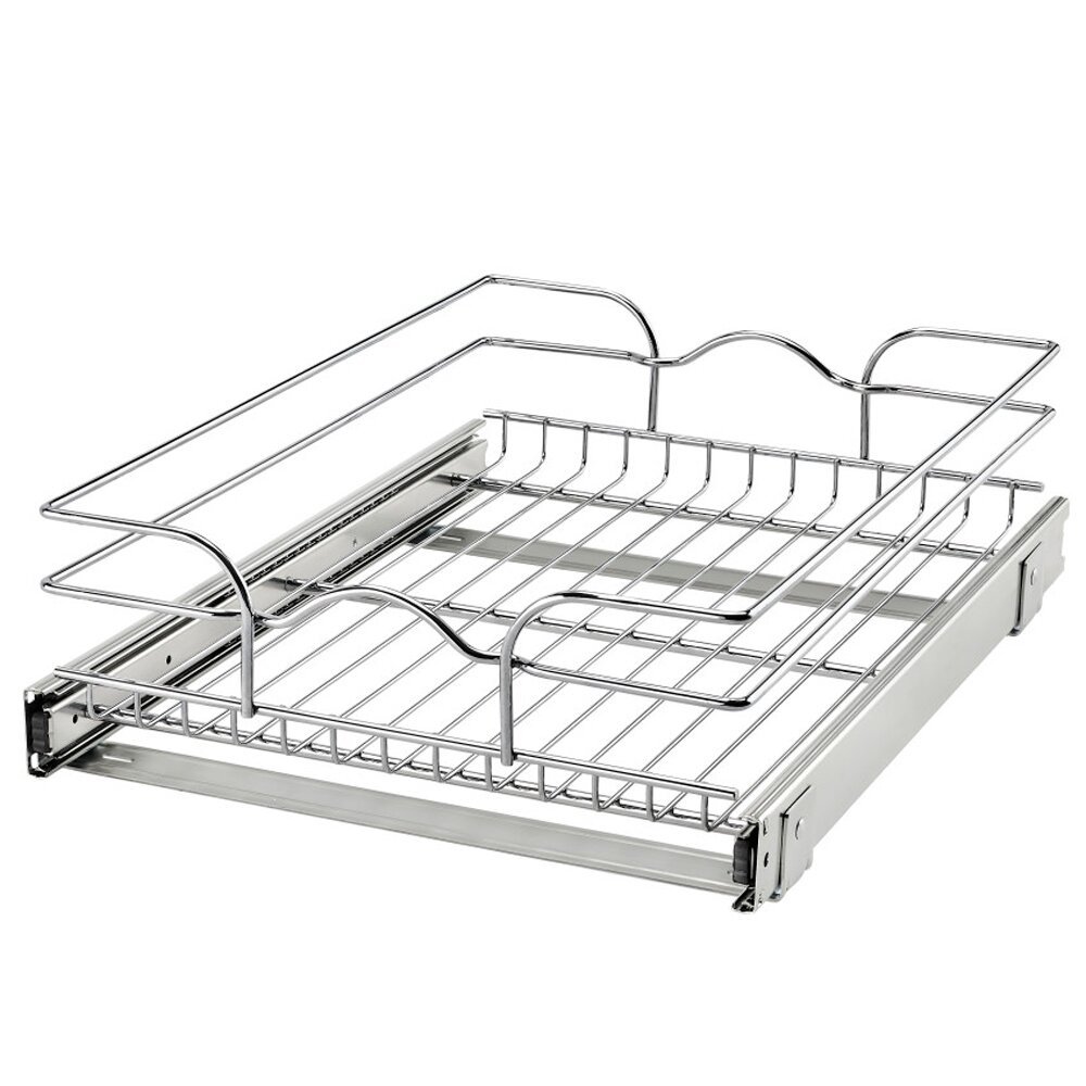 Pull Out Drawer Shelf Wire Basket Pull Out Kitchen Cabinet Organizer Expanding Sliding Cabinet Organizers