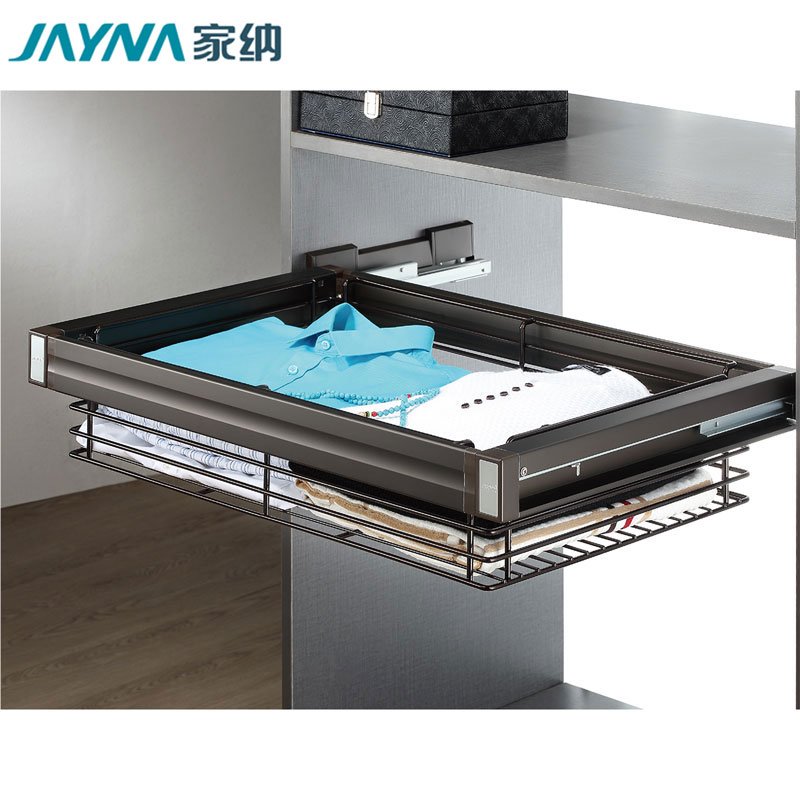 Wardrobe Accessories Drawer Slide Wire Storage Baskets