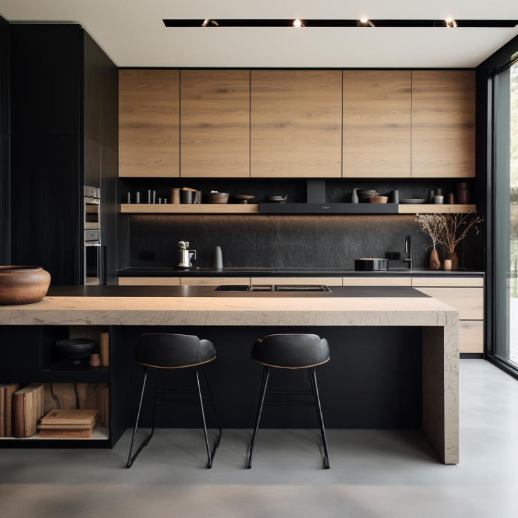 Tailored Kitchen Solutions Custom Cabinets Modern Design Oak Kitchen Cabinets Set Wooden Kitchen Cupboards With Pantry Cabinet