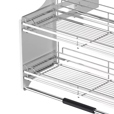 Pull Down Bowl and Dish Cabinet Basket Lift Basket Drawer Baskets Wholesale Stainless steel cabinet for Modern Kitchen