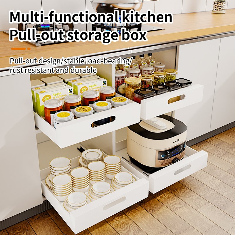 home kitchen multifunctional drawer style storagerack kitchen living room bedroomstorage drawerstorage basket