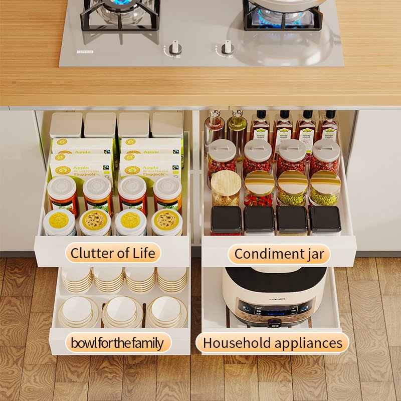 home kitchen multifunctional drawer style storagerack kitchen living room bedroomstorage drawerstorage basket