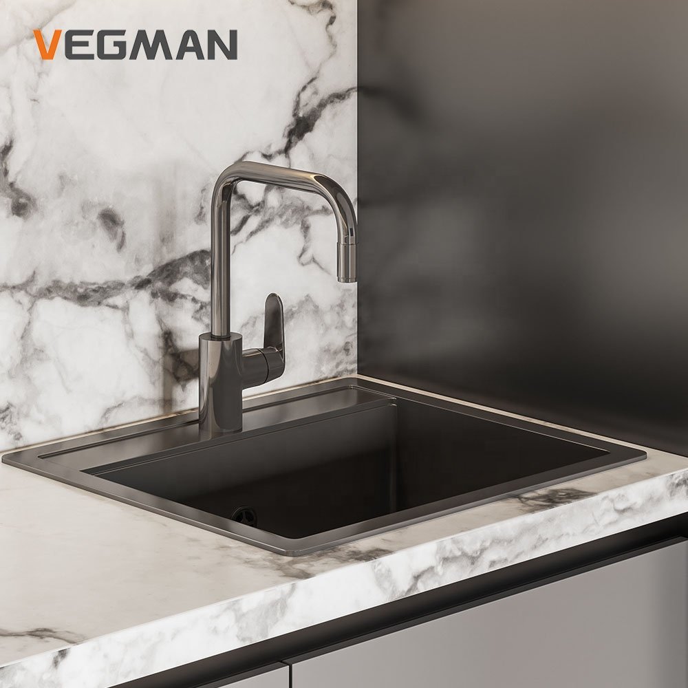 Ready To Assemble Luxury Kitchen Cabinet Marble Countertops PET Matte Gray Modern Kitchen Cabinet Kitchen Furniture Set