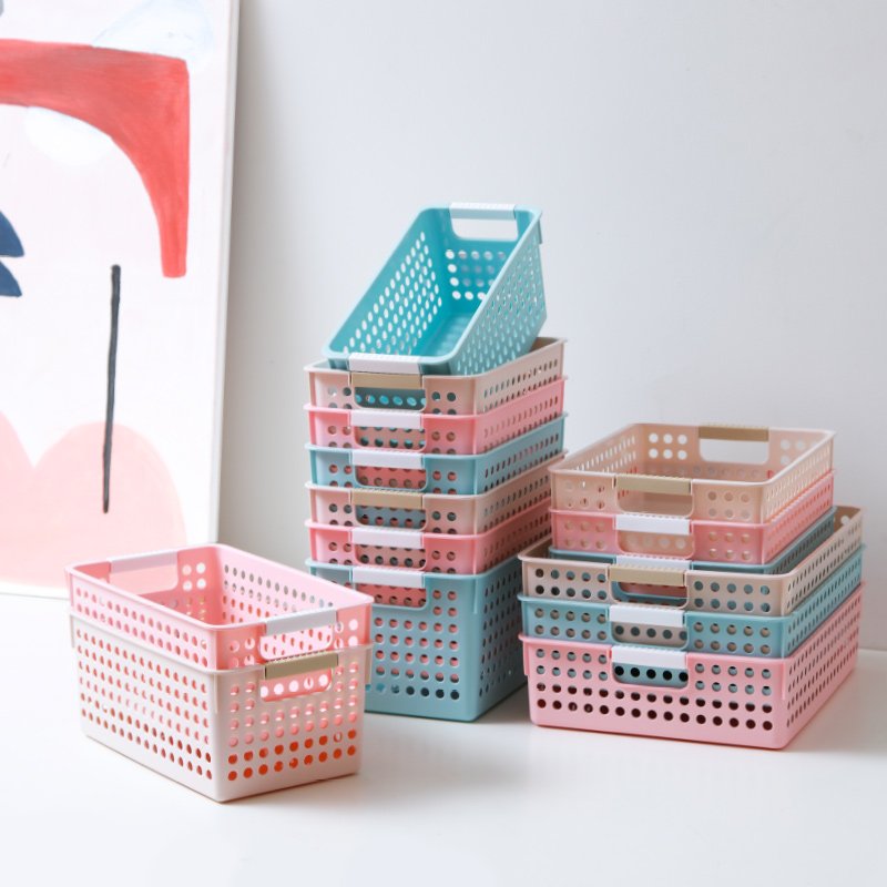 Citylife L-7101 Plastic Storage Pantry Baskets Bathroom Office Drawer Organizer Kitchen Vegetable Fruit Storage Basket