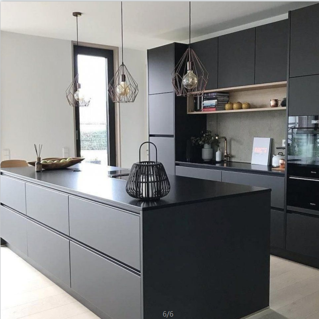 YAMAN Rta Lacquer Modular Islands Kitchen Cabinets For Sale