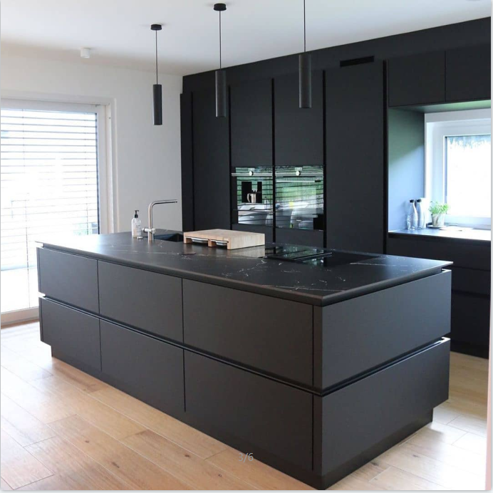 YAMAN Rta Lacquer Modular Islands Kitchen Cabinets For Sale