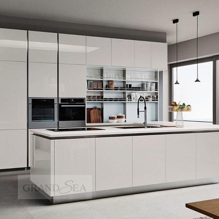 Kitchen cabinet with refrigerator panel sink and cabinet combo wholesale wood pantry kitchen cabinets solid wood