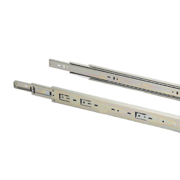 Triple extension heavy duty drawer slide wire basket slide.