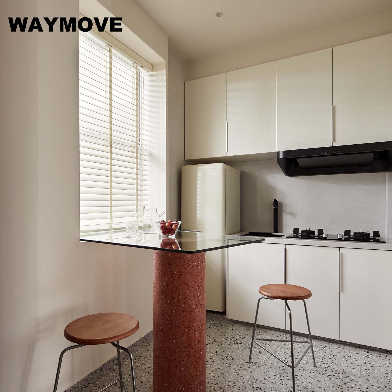 WAYMOVE Modern Designed Kitchen Cabinet Set for Contemporary Kitchen Furniture Use