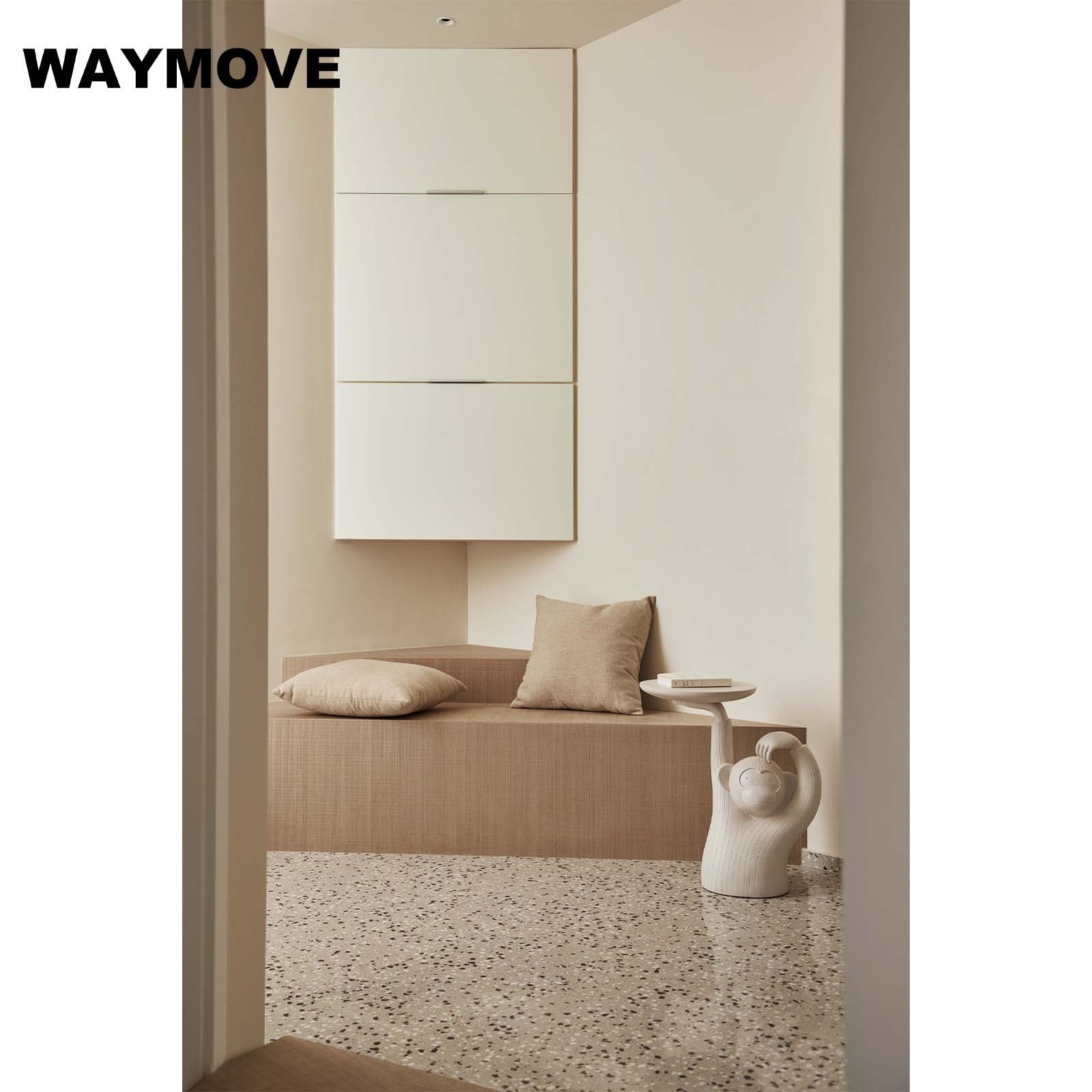 WAYMOVE Modern Designed Kitchen Cabinet Set for Contemporary Kitchen Furniture Use