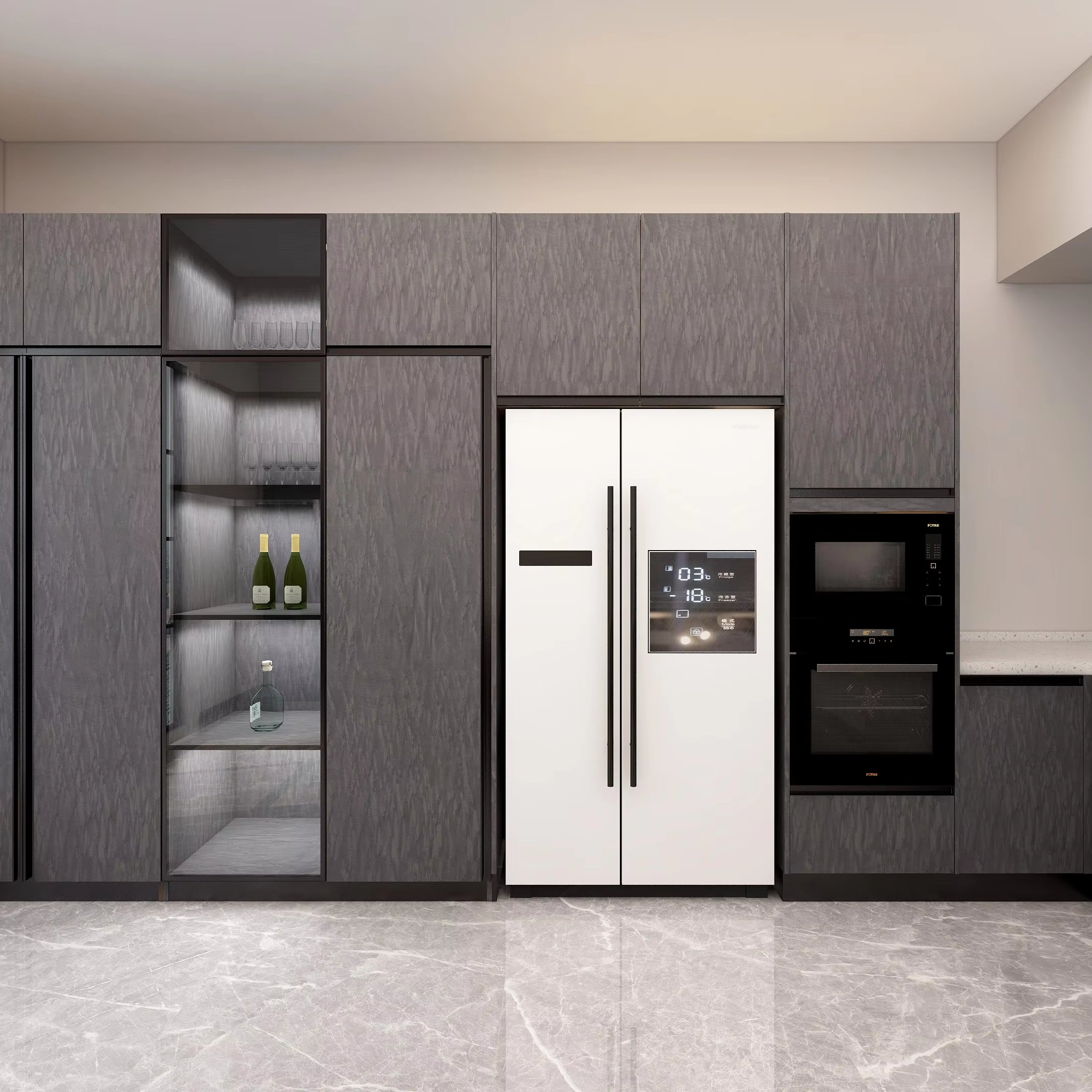 BLAOM Professional Good Price Complete Lacquer Kitchen Design Modern Cupboards for European Kitchen Cabinet