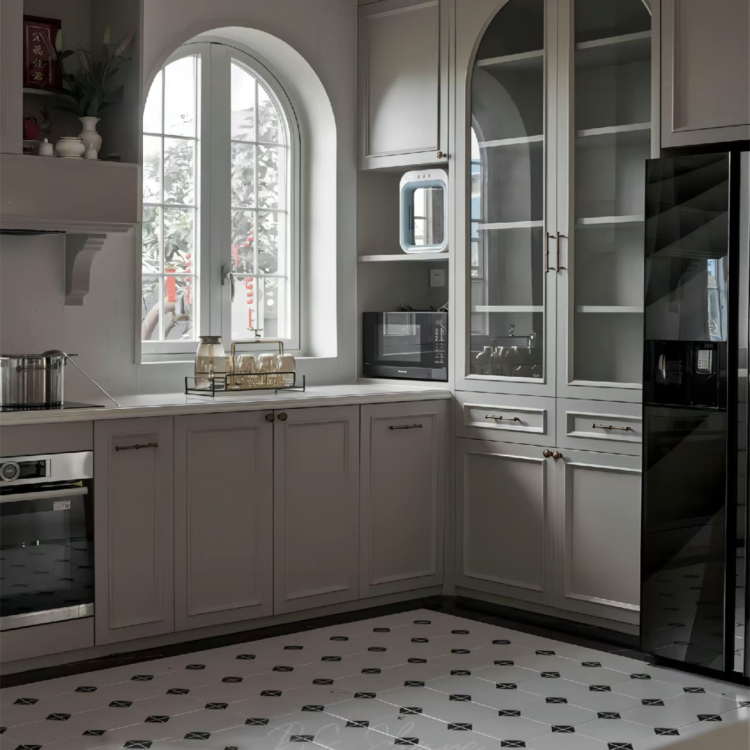 Modern designs kitchen cabinets small design solid wood kitchen cabinet classic