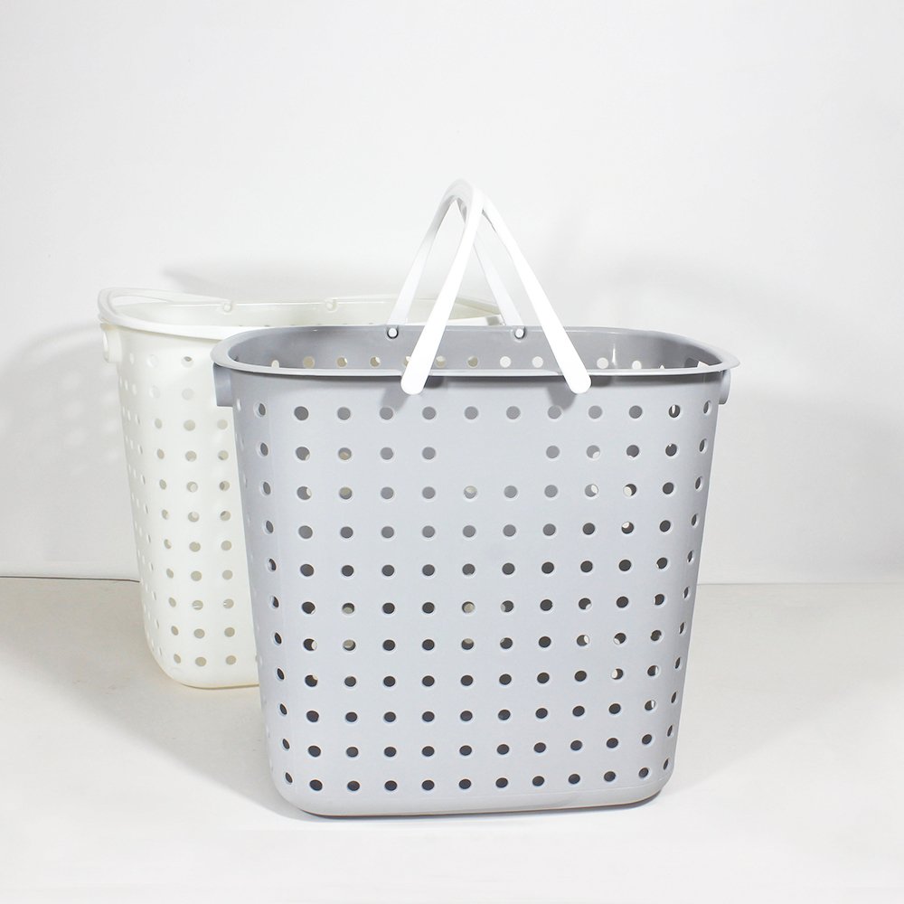 Bathroom dirty clothes washing storage baskets drawers laundry plastic basket with handle