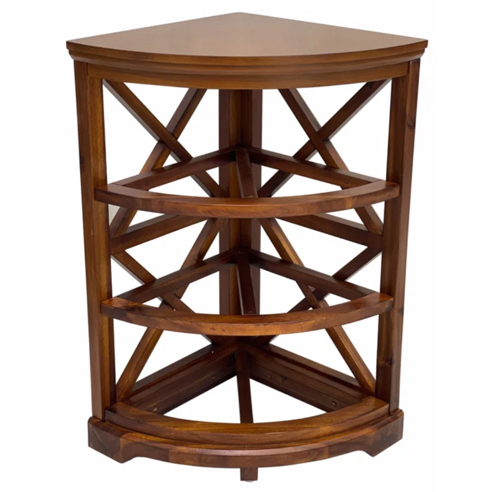 Wholesale Solid Wood 3 Drawer Corner Accent Chest with Water hyacinth Basket Room Furniture from Vietnam