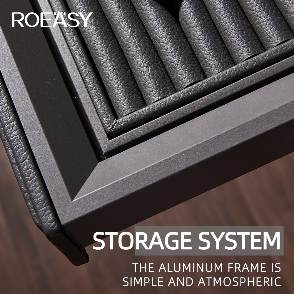 Roeasy R8001G Slide Out Closet Baskets Organizer Case Bedroom Pull Out Wardrobe Jewelry Storage Drawer Tray Box