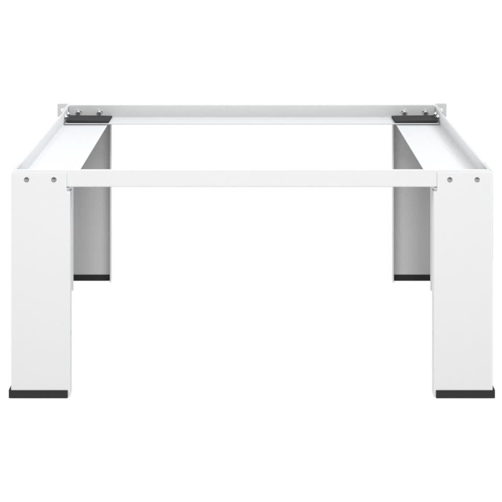 White Steel Home Furniture Washing Machine Base Storage Stand with Drawer Cabinet