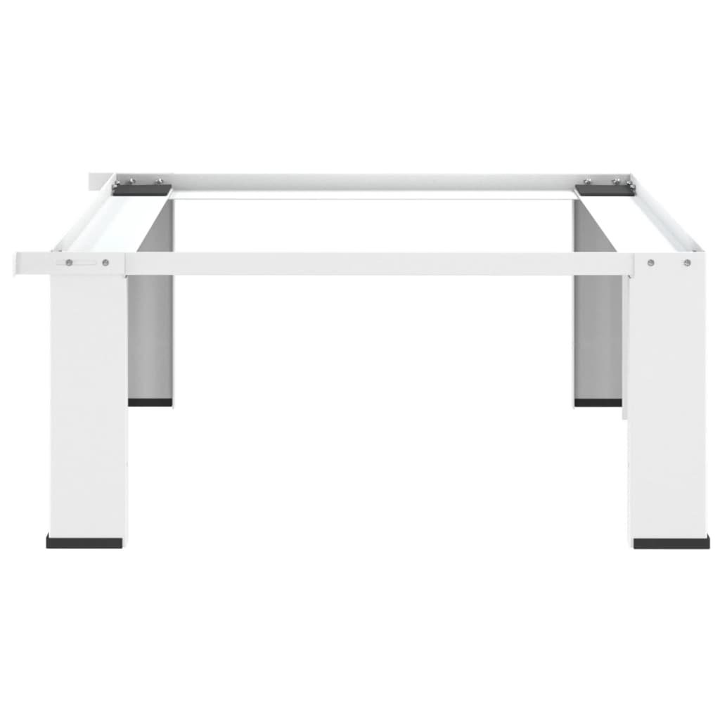 White Steel Home Furniture Washing Machine Base Storage Stand with Drawer Cabinet