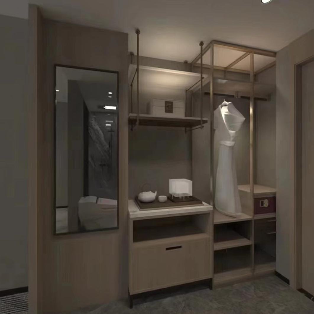 Modern Bedroom Furniture Metal Closet for Home Apartment Hotel Office or Mall Use for Storing Clothes