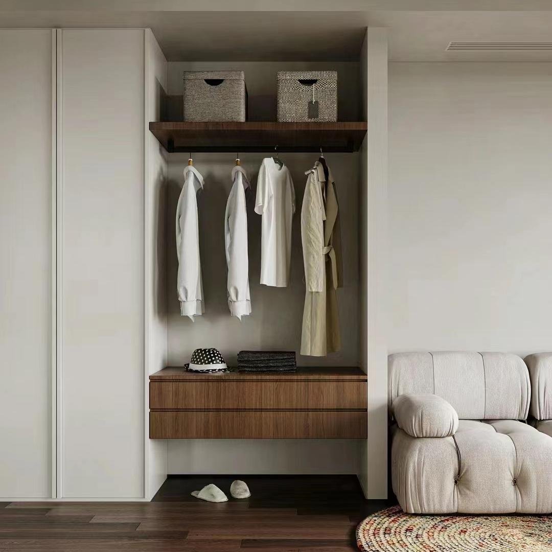Modern Bedroom Furniture Metal Closet for Home Apartment Hotel Office or Mall Use for Storing Clothes