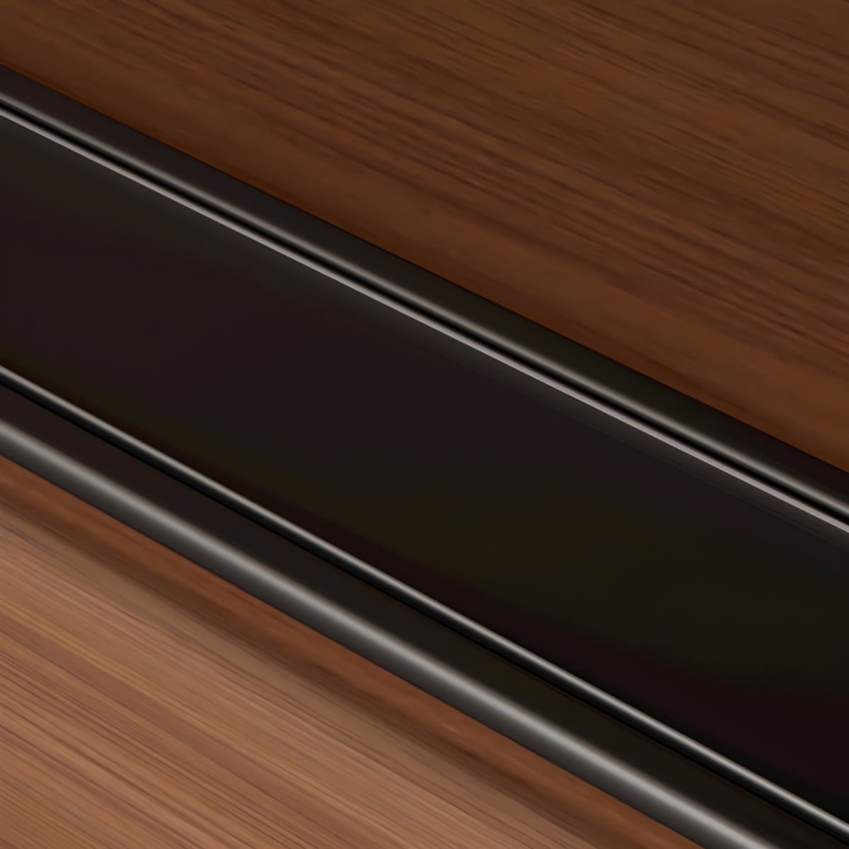 Modern Brown Sliding Doors Wardrobe Cabinet Solid Wood Wardrobe Closet