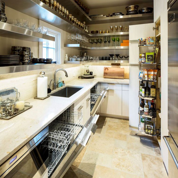 Rotate Kitchen Island Rv Camper Tambour Door Modern Kitchen Cabinets