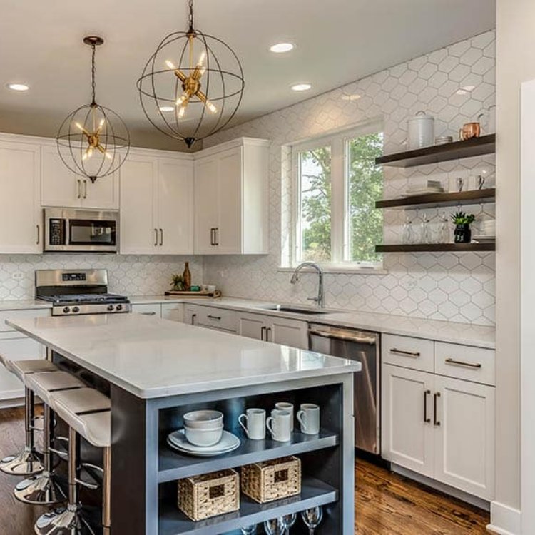 Kitchen Cabinets For Sale Free 2D&3D Design Custom Kitchen Cupboards Modular Shaker Kitchen Cabinet With Countertops Set