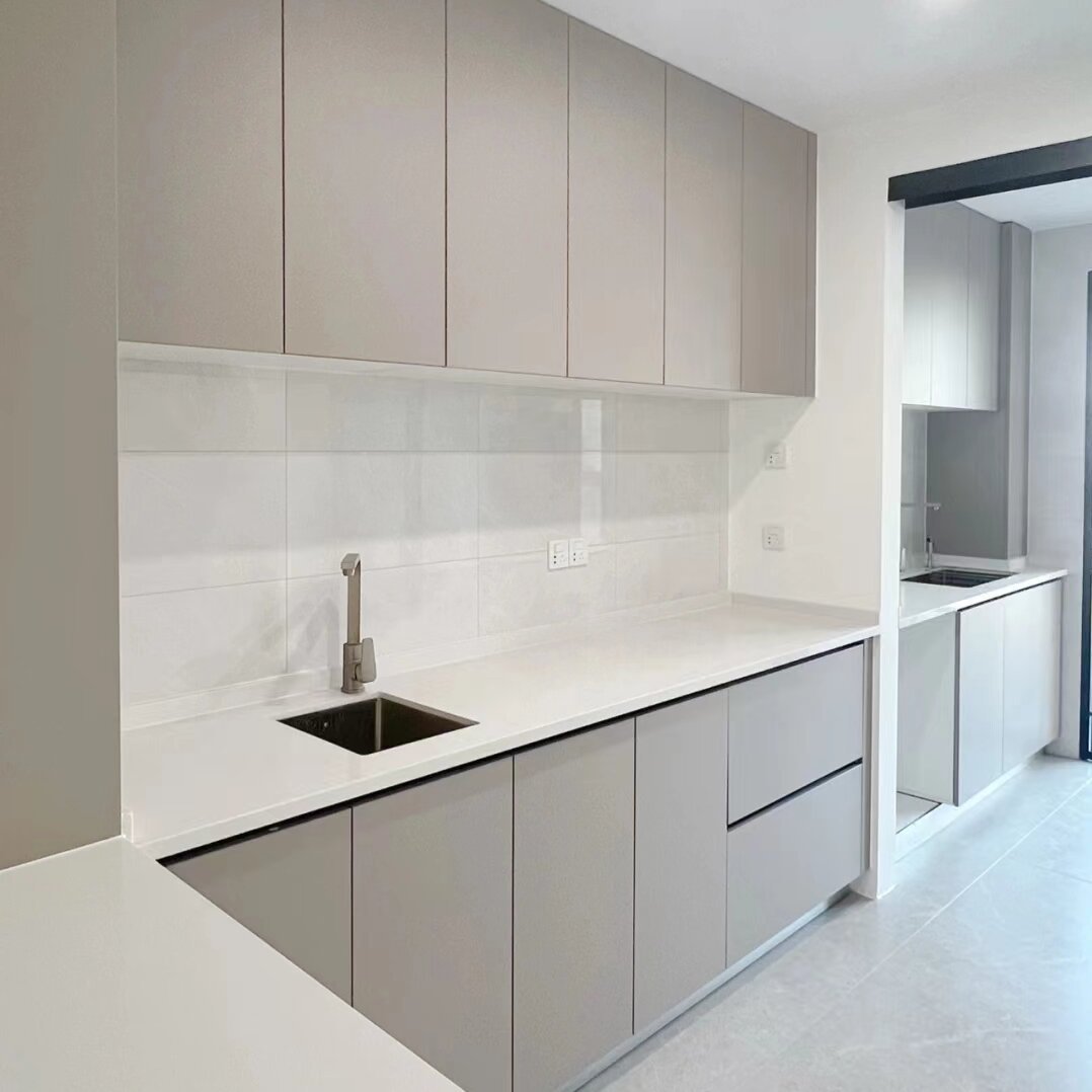 Whole house cupboard customization, kitchen integrated storage cupboard, modern U-shaped stove cupboard, integrated cupboard