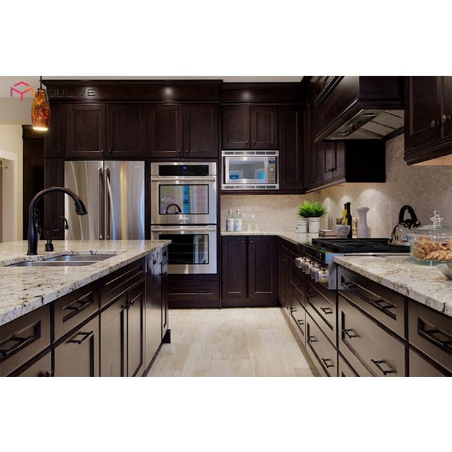 solid wood maple modular white shaker kitchen cabinets sale /set