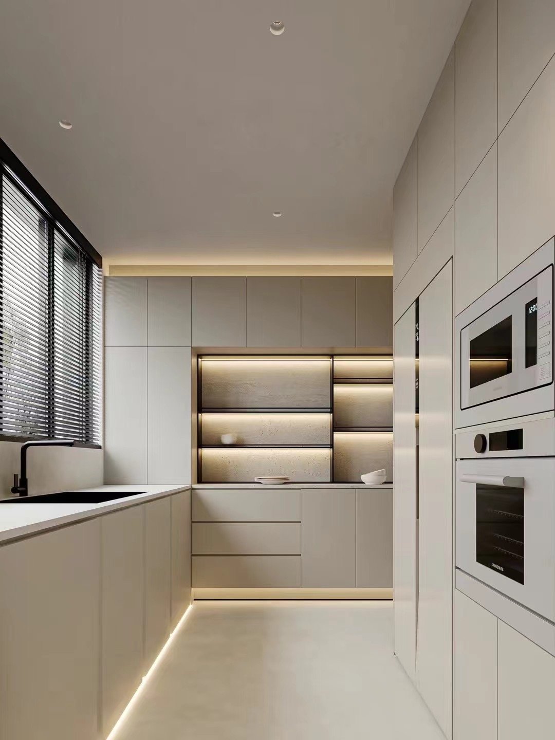 Modern Simple Design open Kichen Furniture Cabinet Best Quality Cupboards