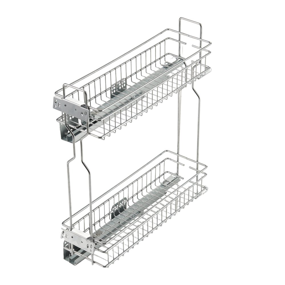 Hot Sale Furniture Kitchen Basket Stainless Steel Pull Out Drawer Wire Basket