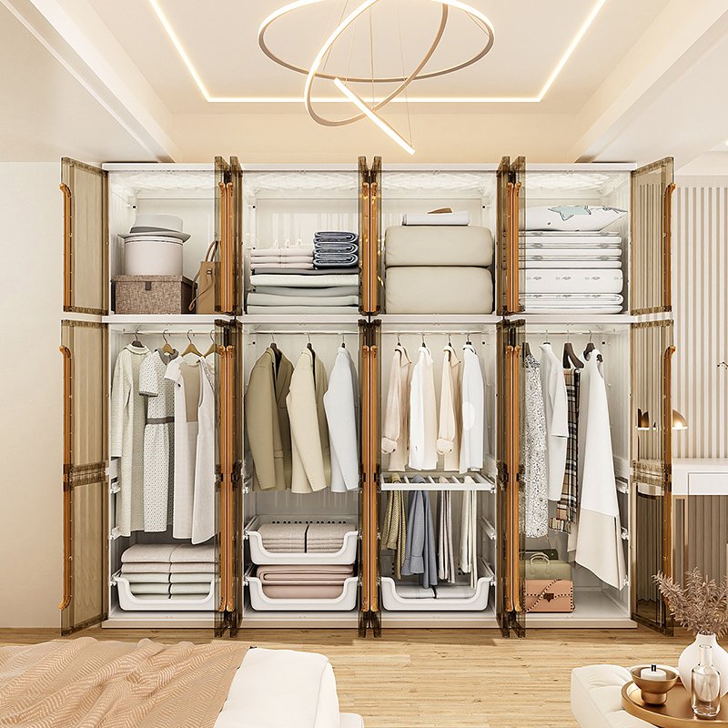 Contemporary style luxury designs baby plastic storage drawers wardrobe fashions kids plastic wardrobe