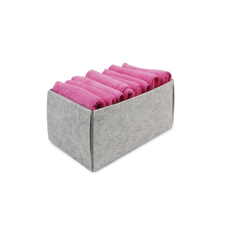 Factory Best Household Items Storage Boxes Pull Out Drawer Cabinet Organizer Felt Toy Organizer Stylish Durable Felt Material