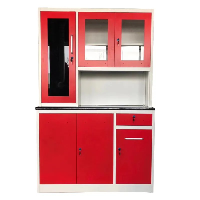 Kitchen Furniture Cupboard Customized Metal Kitchen Cabinet