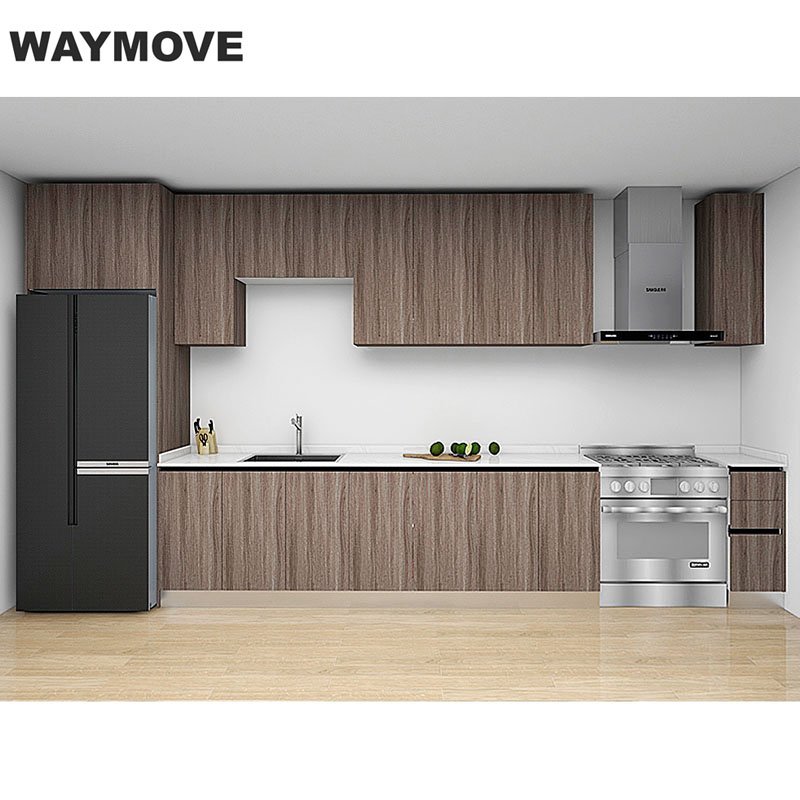 WAYMOVE High quality melamine plywood design affordable modern kitchen cabinet