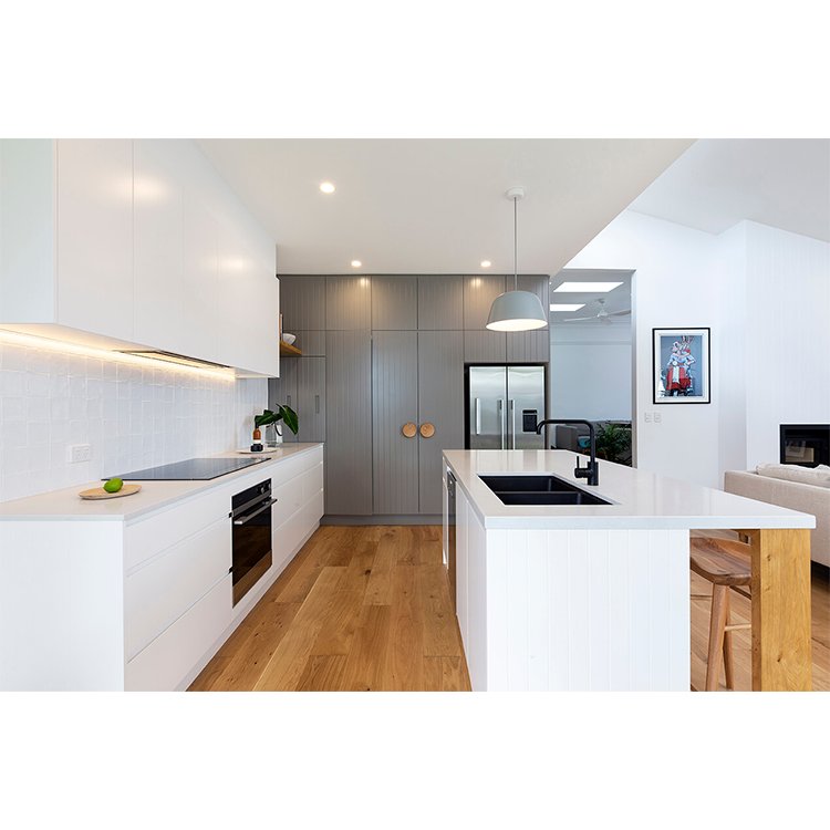 Modern luxury high end gloss kitchen cabinets dark grey cabinets for kitchen