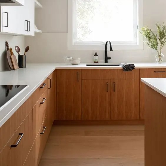 High quality wood modern kitchen furniture kitchen cabinet price modern design stander kitchen cabinets in mm