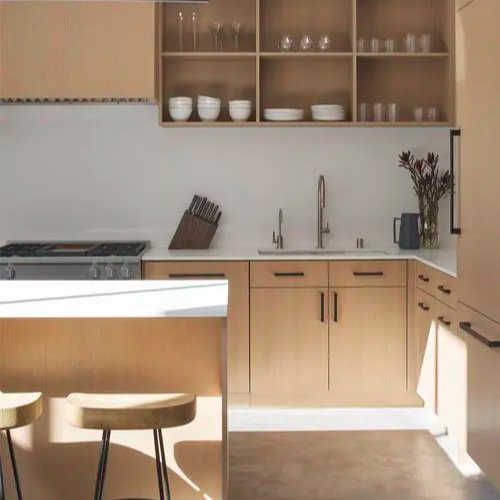 High quality wood modern kitchen furniture kitchen cabinet price modern design stander kitchen cabinets in mm