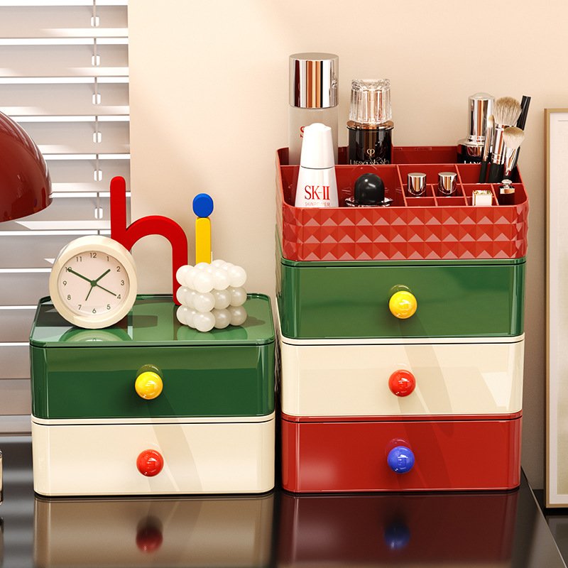 Manufacturer Wholesale Desktop Storage Case With Drawer Design Waterproof Home Supplies Drawer Design Home Supplies Office