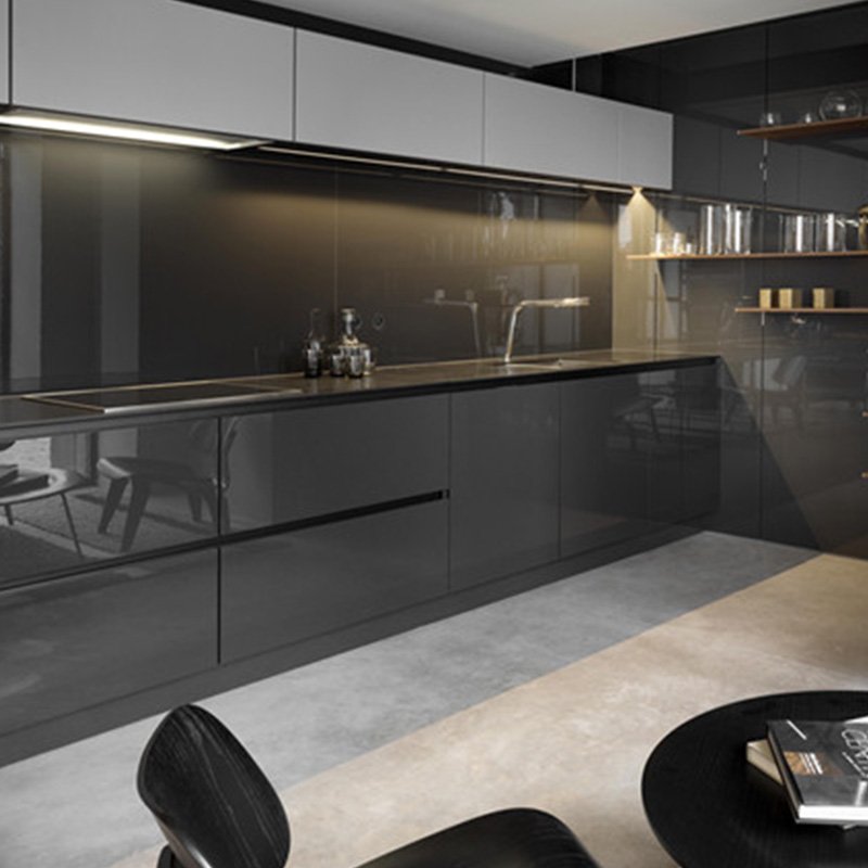 China factory directly sale custom italian style modern designs shaker kitchen furniture cabinets
