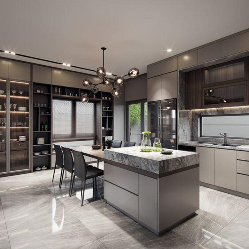 China factory directly sale custom italian style modern designs shaker kitchen furniture cabinets