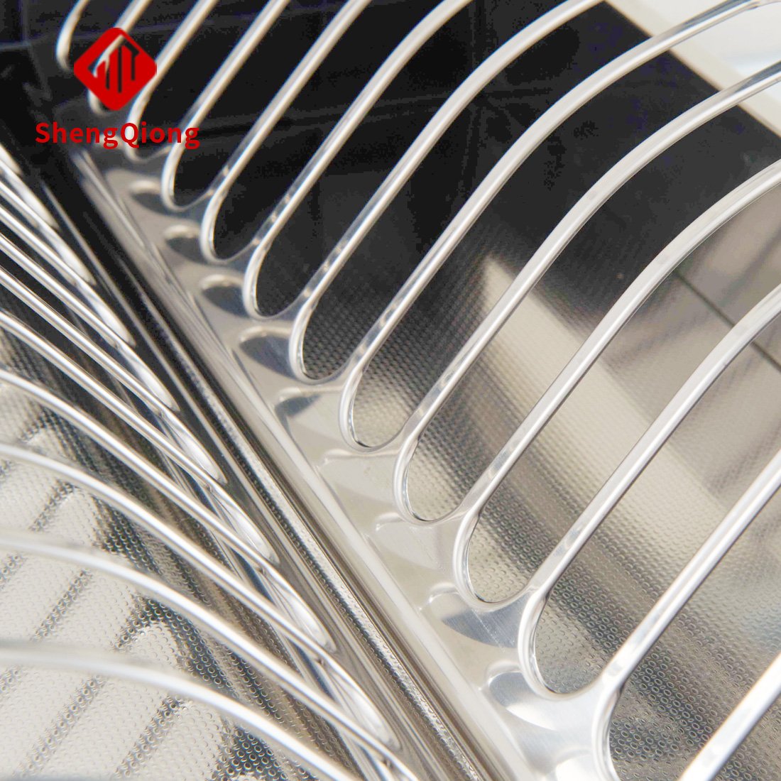 SHENGQIONG Kitchen Accessories Storage Kitchen Pull out Basket Drawer Sliding Basket Cabinet Steel Plate Basket